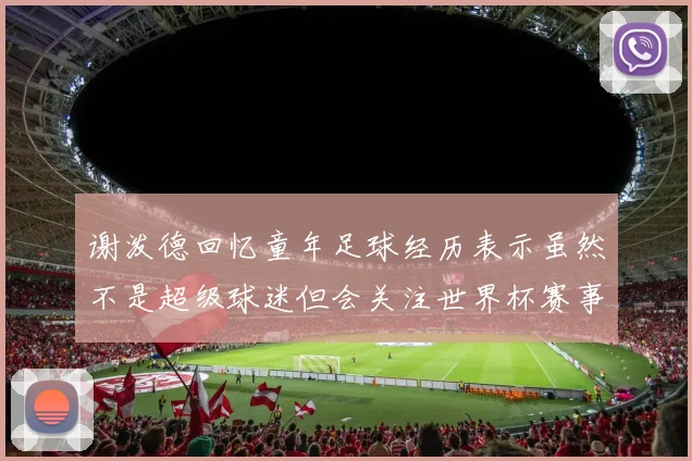 谢泼德回忆童年足球经历表示虽然不是超级球迷但会关注世界杯赛事